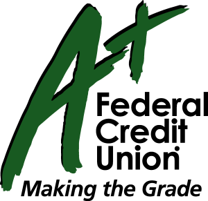 A+ Credit Union Logo Vector