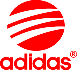 Adidas Style red Logo Vector