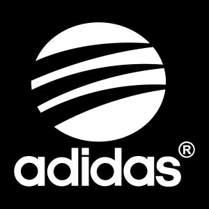 Adidas Style white Logo Vector