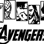 Avengers new Logo Vector