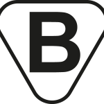 B sign of safety Logo Vector