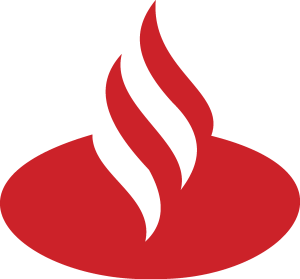 Banco Santander Icon Logo Vector