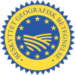 Beskyttet Geografisk Betegnelse (BGB) Logo Vector