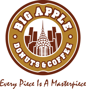 Big Apple Donuts Logo Vector