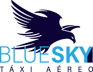 BlueSky Taxi Aereo Logo Vector