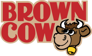 Brown Cow Logo Vector