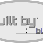 Built by blu Logo Vector