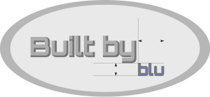 Built by blu Logo Vector