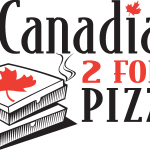 Canadian 2 for 1 Pizza Logo Vector