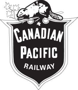 Canadian Pacific Railway black Logo Vector