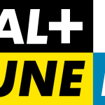 Canal+ Jaune Bleu Logo Vector