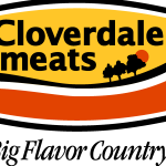 Cloverdale Meats Big Flavor Country Logo Vector