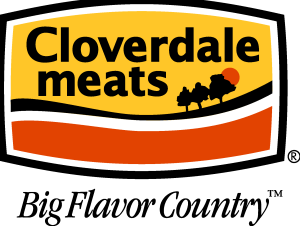 Cloverdale Meats Big Flavor Country Logo Vector