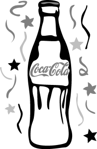 Coca Cola Bottle Logo Vector