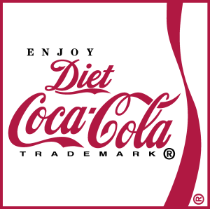 Coca Cola Diet Tag Logo Vector