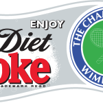 Coca Cola Diet Wimbledon Logo Vector