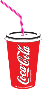 Coca Cola Glass Logo Vector