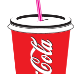 Coca Cola Glass Logo Vector