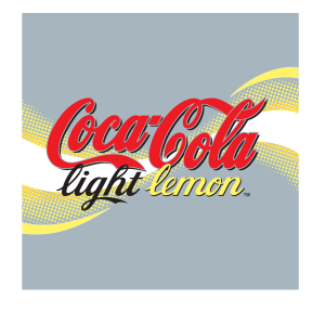 Coca Cola Light Lemon Logo Vector