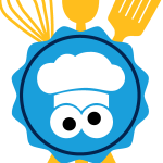 Cookie Monster’s Foodie Truck Logo Vector