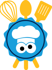 Cookie Monster’s Foodie Truck Logo Vector