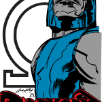 DC Comics Darkseid jack Kirby Logo Vector