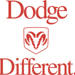 Dodge Different Red Logo Vector