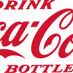 Drink Coca Cola in Bottles Logo Vector