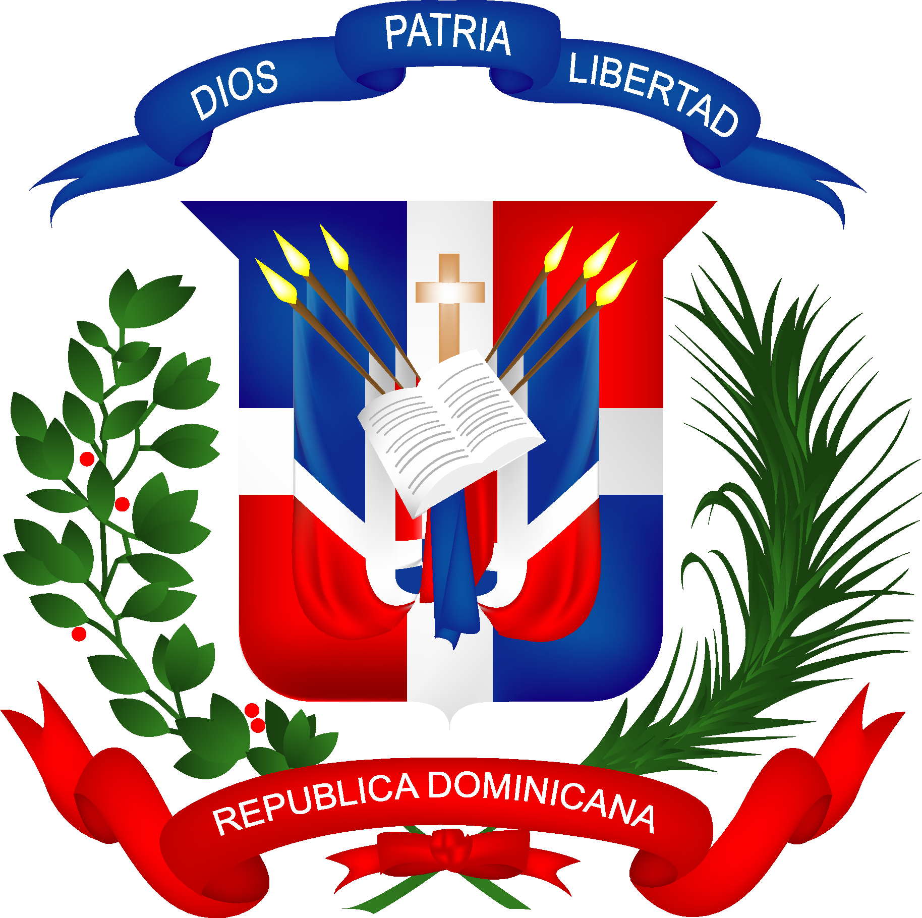 Escudo Dominicano Logo Vector - (.Ai .PNG .SVG .EPS Free Download)