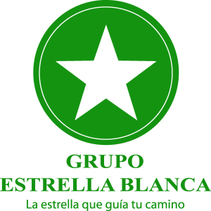 Estrella Blanca Logo Vector