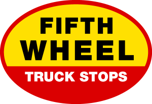 Fifth Wheel Truck Stop Logo Vector