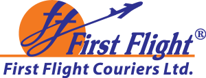 First Flight Couriers Ltd India Logo Vector