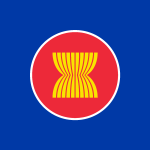 Flag Of Asean Logo Vector