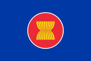 Flag Of Asean Logo Vector
