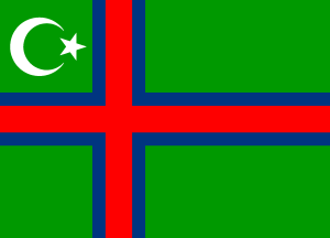 Flag of Finland tatars Logo Vector