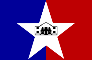 Flag of San Antonio   Texas Logo Vector
