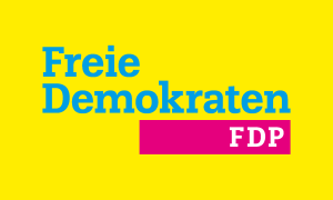 Flag of the Free Democratic Party of Germany Logo Vector