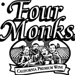 Four Monks California Premium Wine Logo Vector