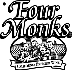 Four Monks California Premium Wine Logo Vector