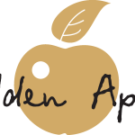 Golden Apple Logo Vector