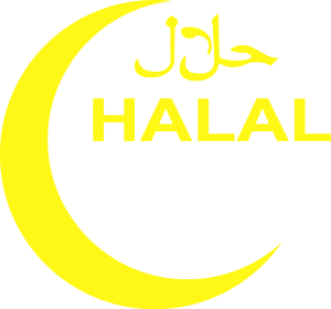 Halal Yellow Logo Vector