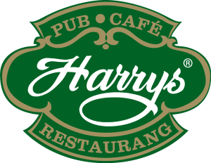 Harrys Pub Cafe Restaurang Logo Vector
