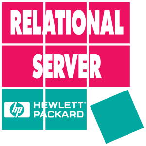 Hewlett Packard Relational Server Logo Vector