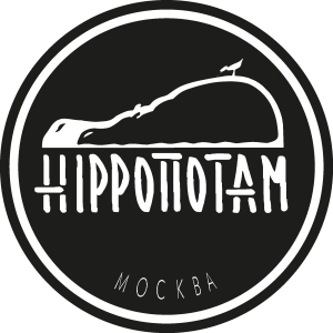 Hippopotam Logo Vector