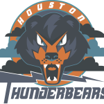 Houston Thunderbears Logo Vector