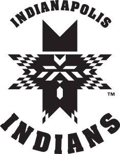 Indianapolis Indians Black Logo Vector