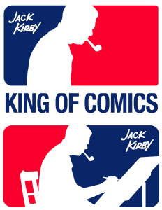 Jack Kirby King of Comics Logo Vector