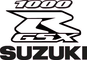 KIT PEGATINAS Suzuki GSX R1000 Logo PNG Vector