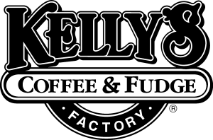 Kellys Coffee & Fudge Factory Logo Vector