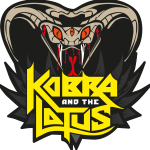 Kobra and the Lotus Logo Vector